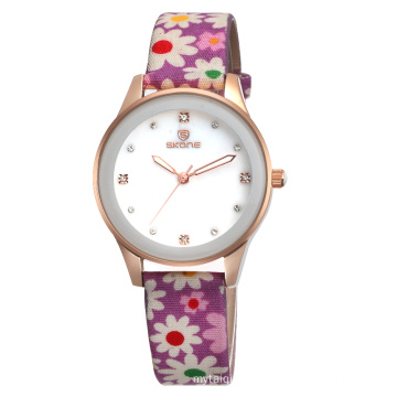 2015 Fashion Luxury quartz fashion lady watch, Leather wrist watch